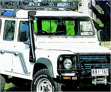 Safari šnorchl Land Rover Defender V8