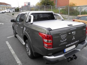 Mountain Top Roll kryt korby stříbrný Mitsubishi L200 MQ Double Cab od 2015