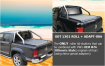Rolovací kryt korby Roll Cover VW Amarok Double Cab pro original styling bar